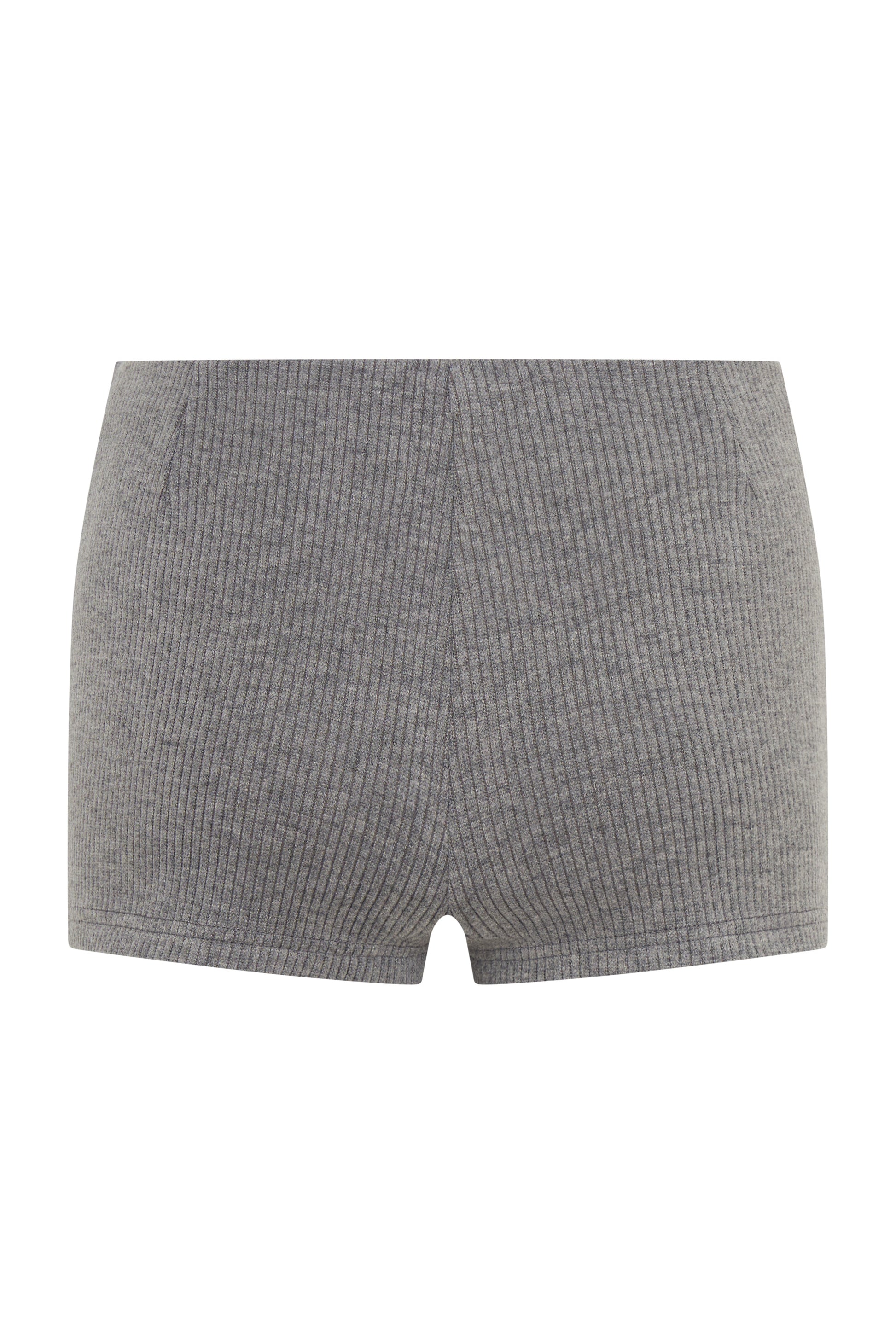 Tiny Shorts  — Grey Knit