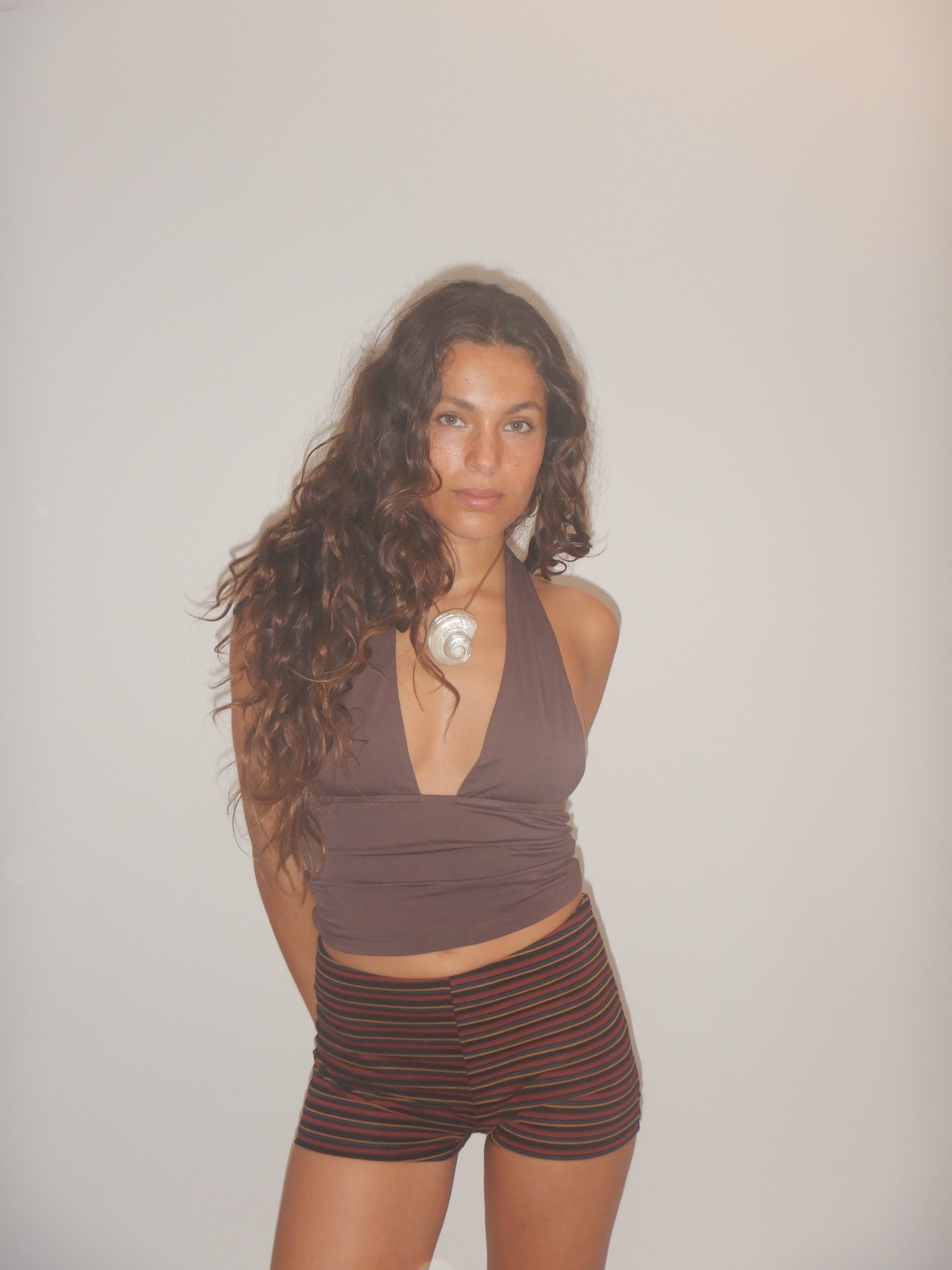 Stellar Halter Top — Umber