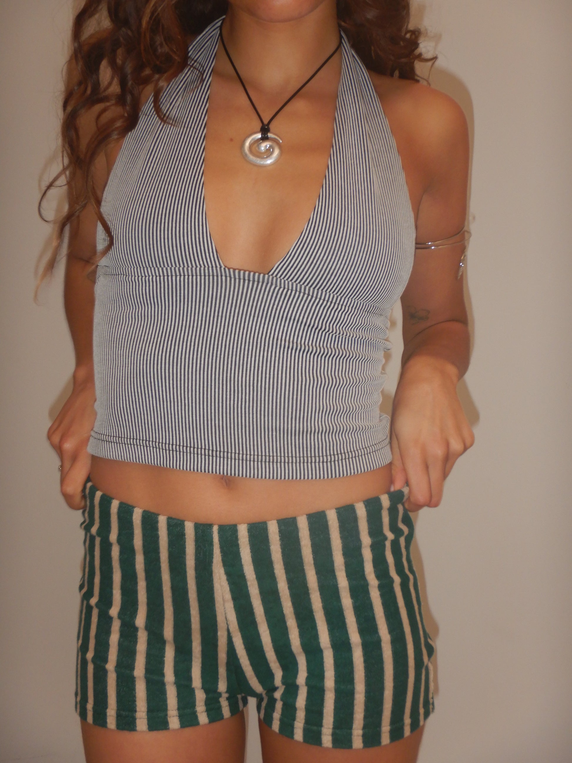 Stellar Halter Top — Stripe