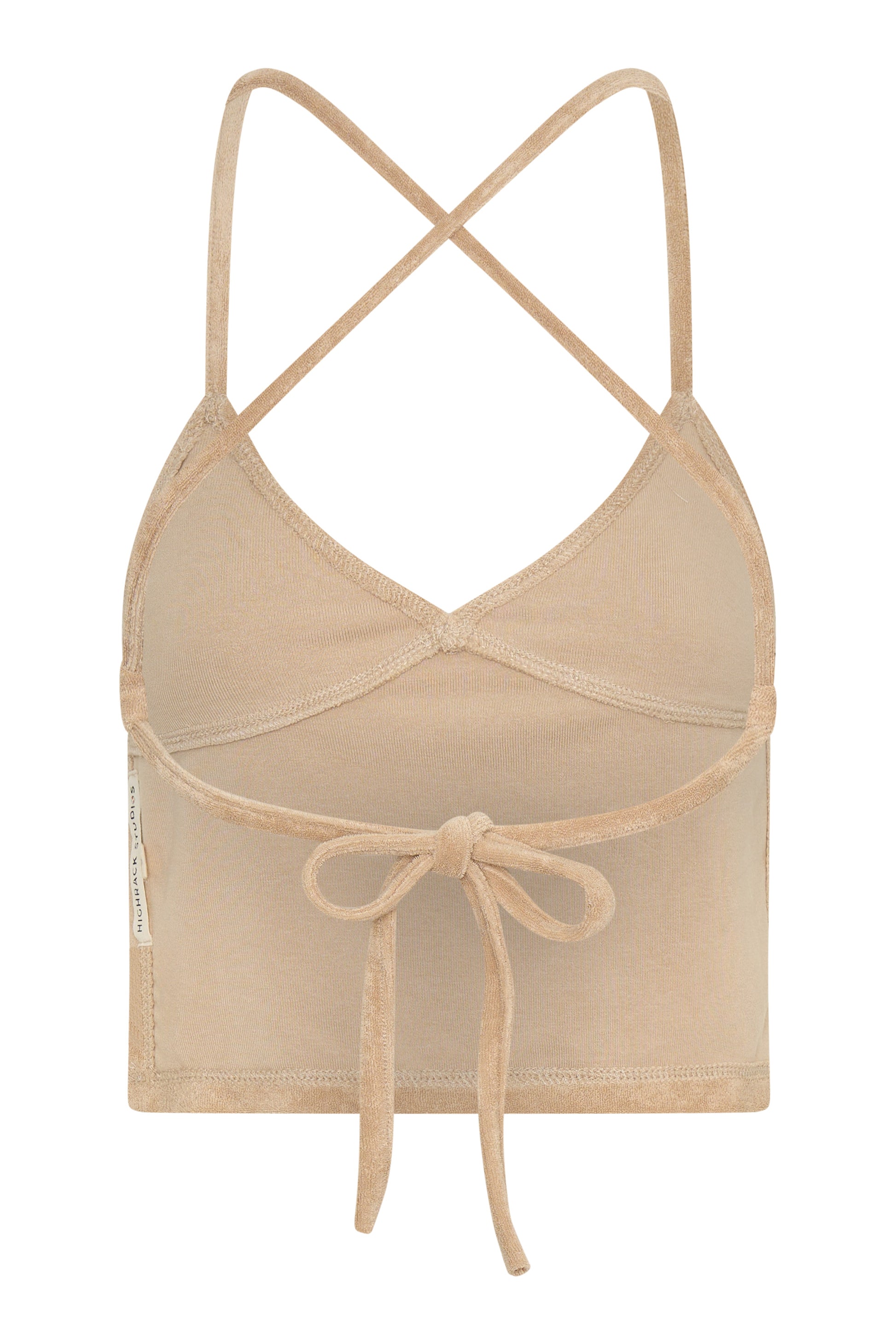 Peggy Backless Top — Ecru