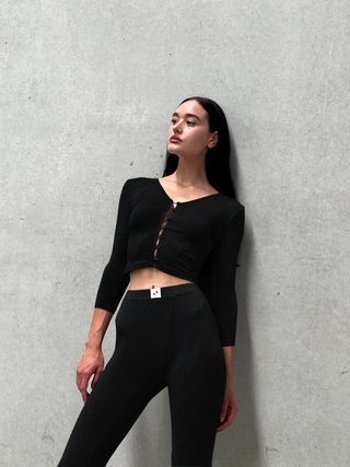 Sublime Bamboo Flares — Black