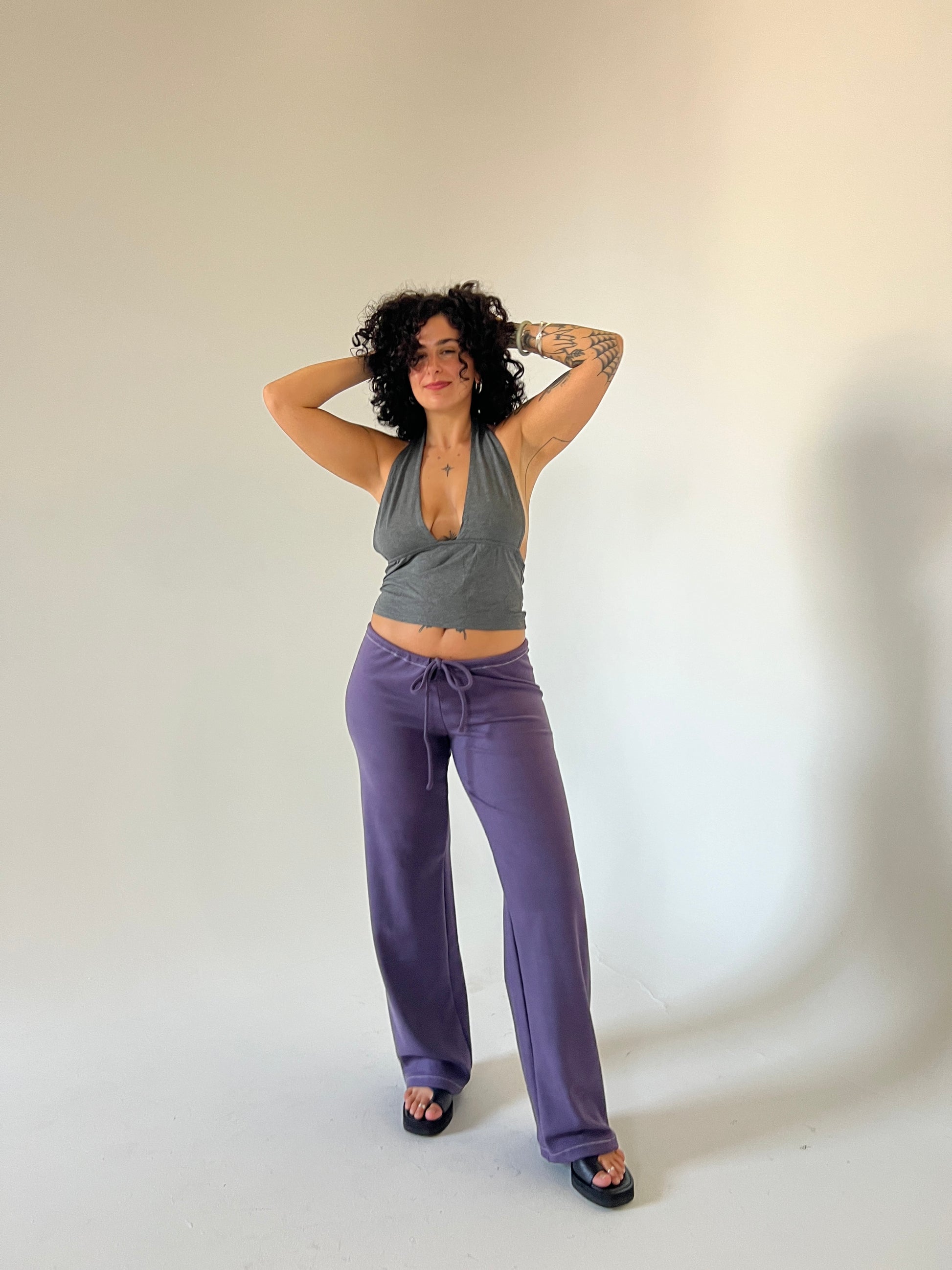 Stellar Halter Top — Grey