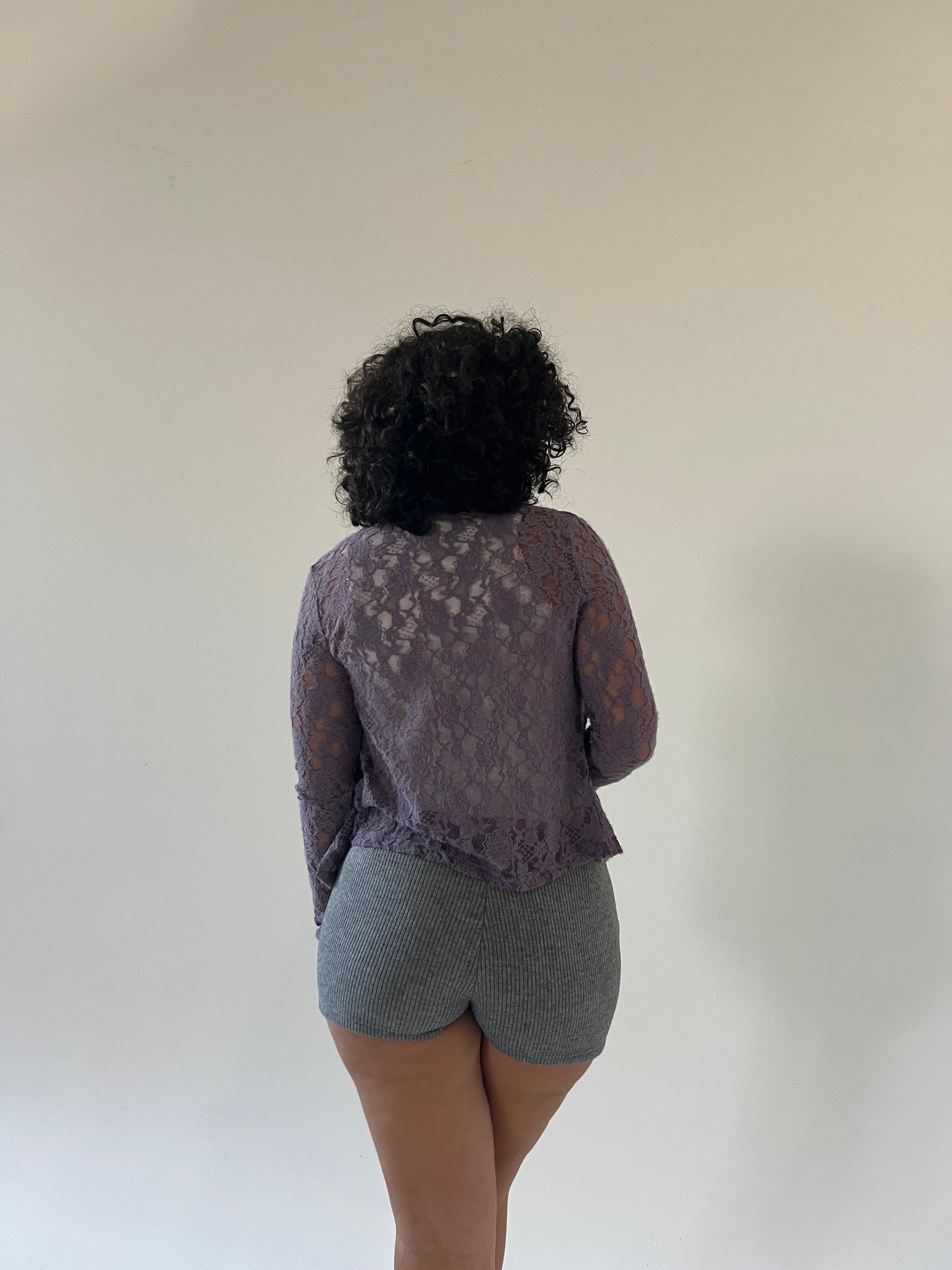 Tiny Shorts  — Grey Knit