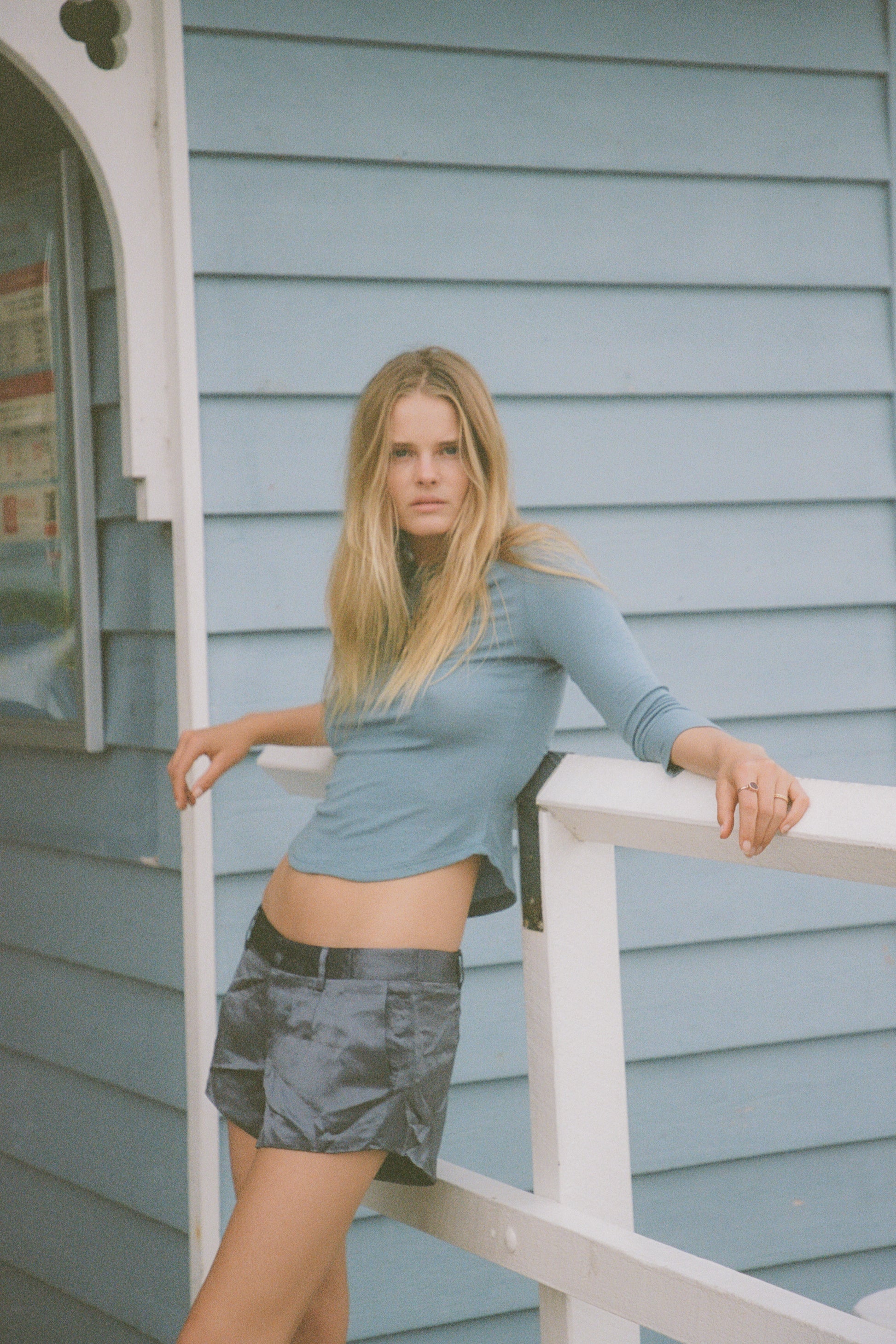 Off Duty Top — Steel