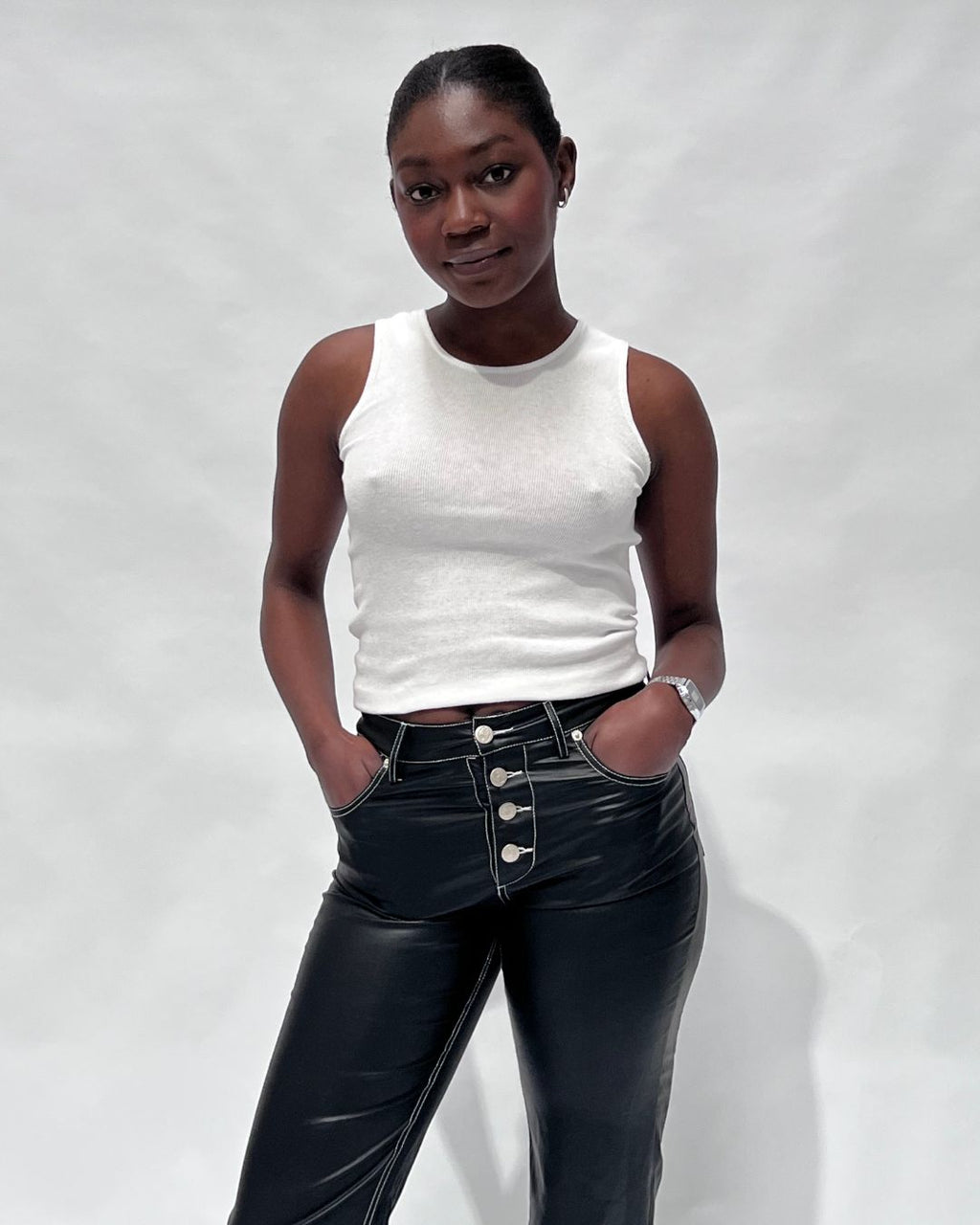 Jett Faux Leather Jeans — Limited Edition