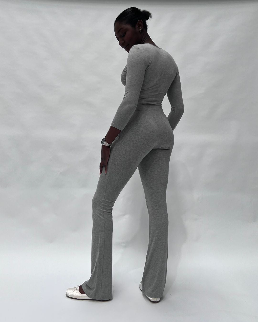 Sublime Bamboo Flares — Grey