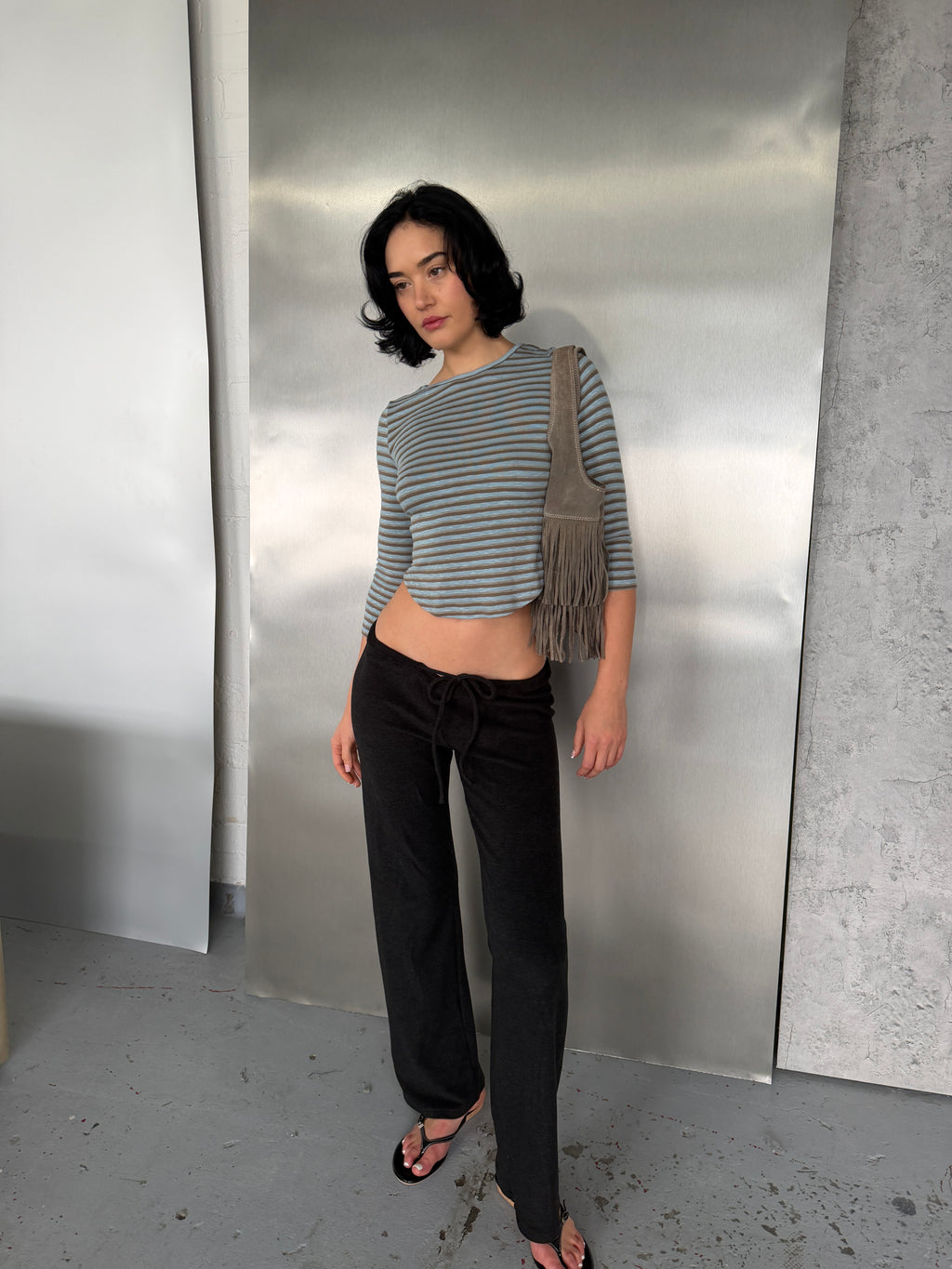 Dusty Lounge Pants — Charcoal