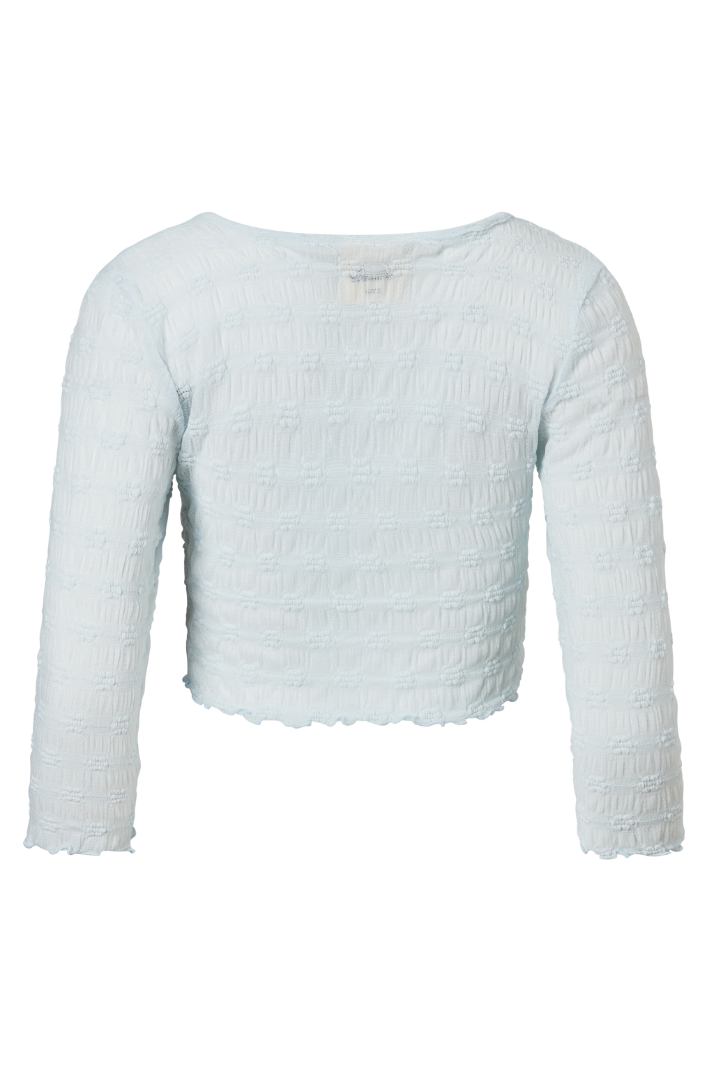 Salem Mesh Cardigan — Baby Blue