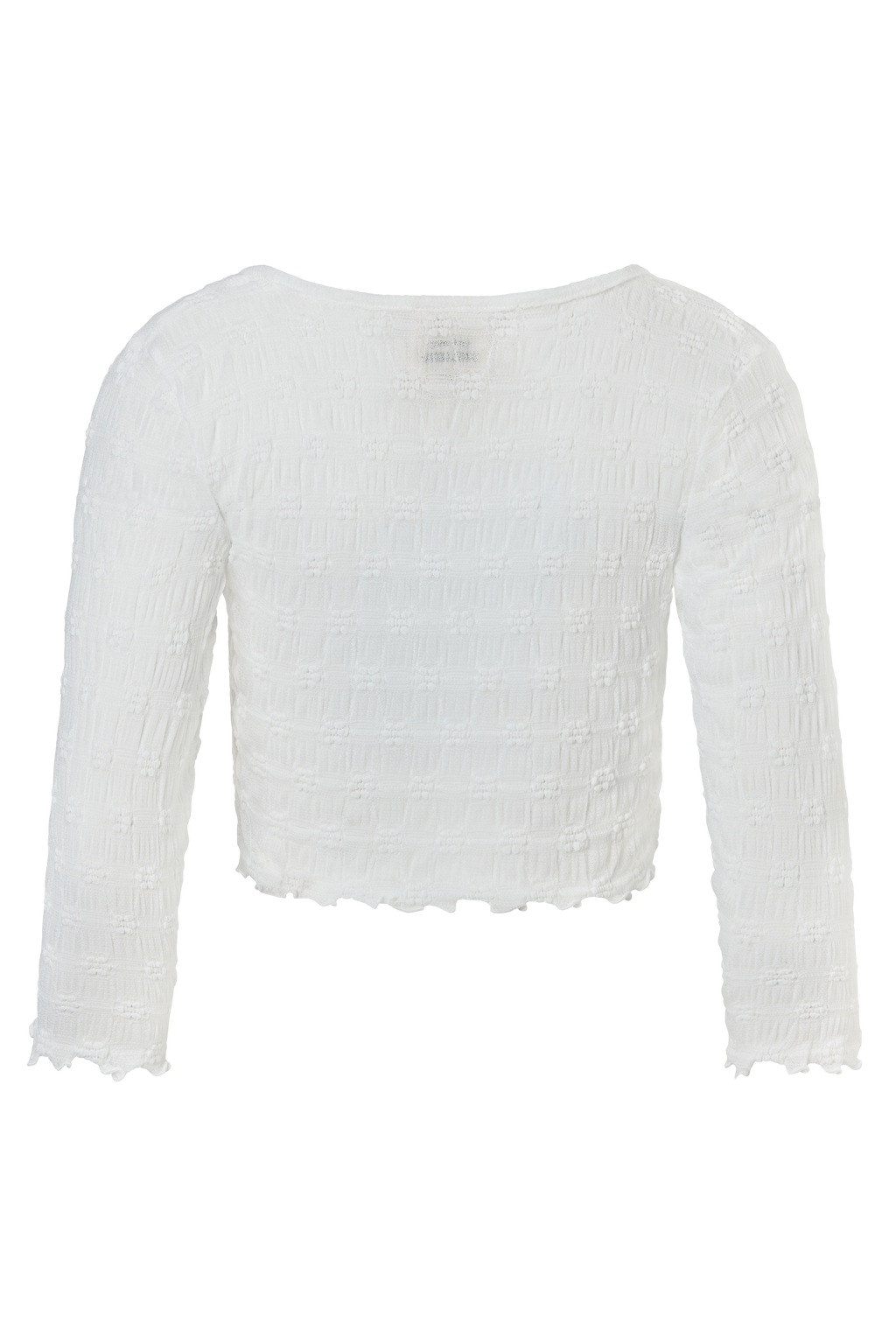 Salem Mesh Cardigan — White