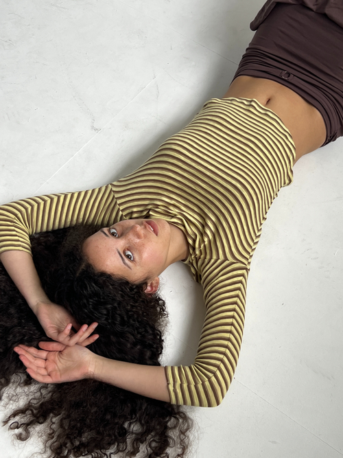 ** PRE ORDER** Leo Stripe Top