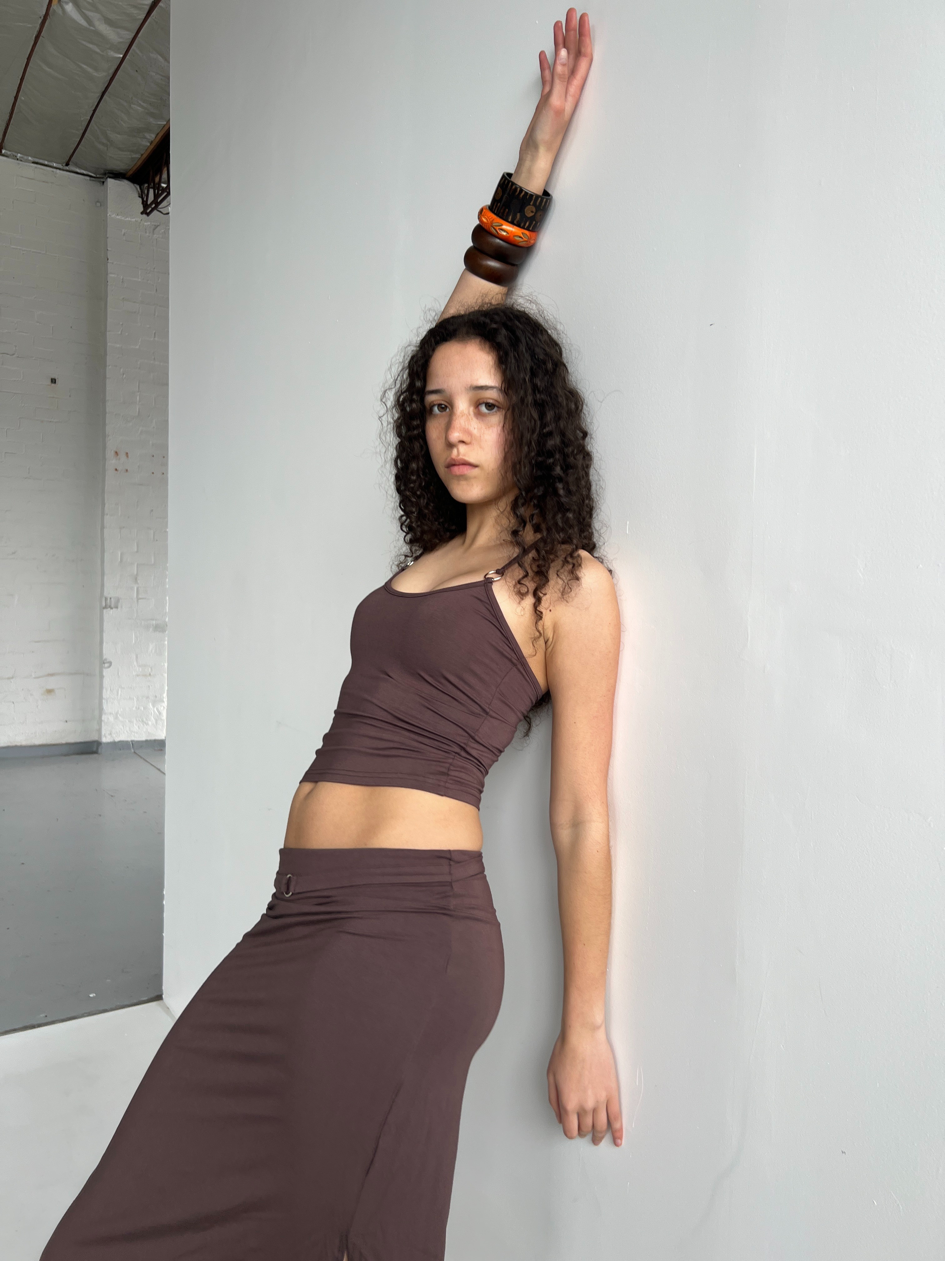 Aquila O'Ring Tank Top — Umber
