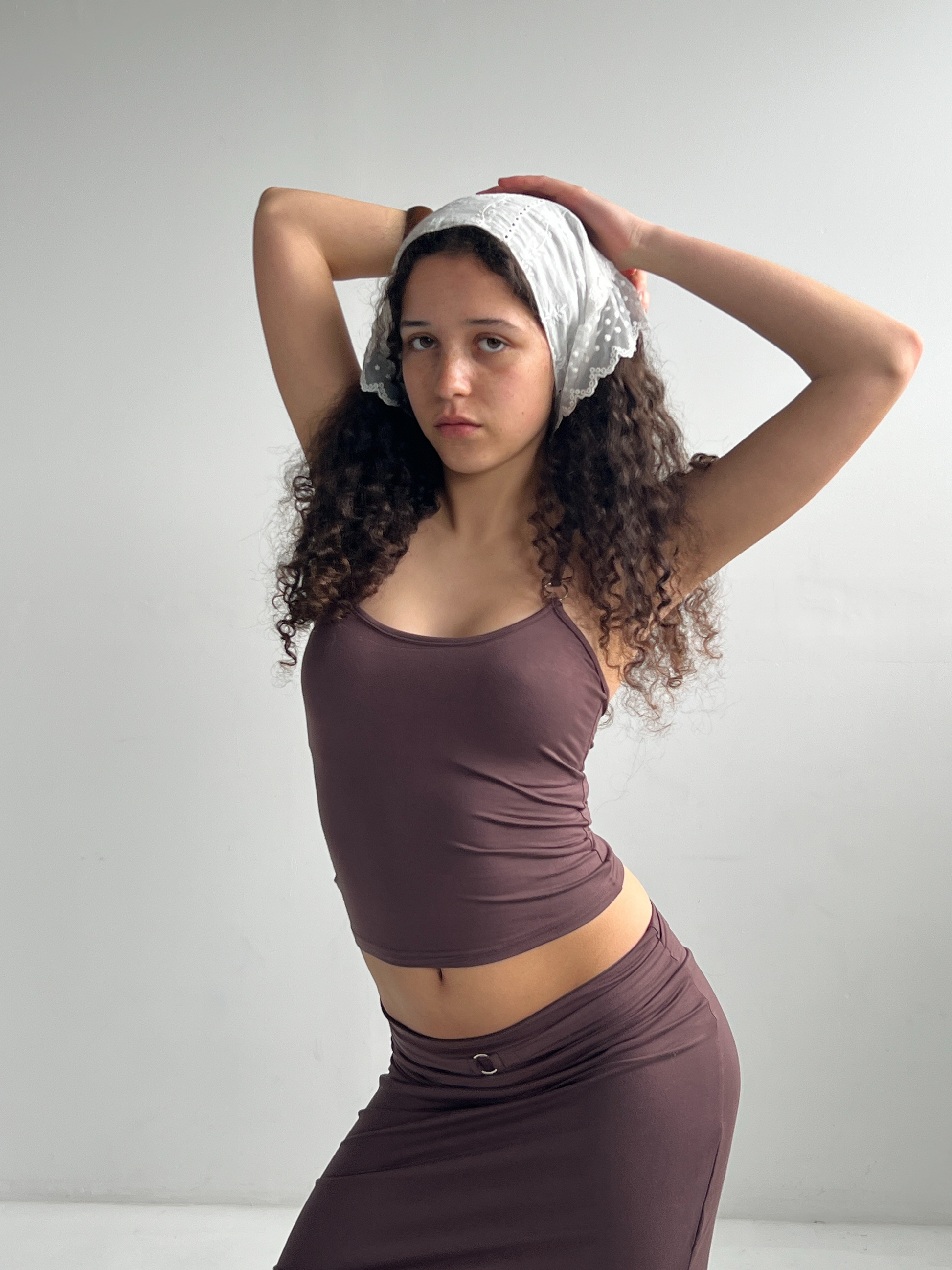 Aquila O'Ring Tank Top — Umber