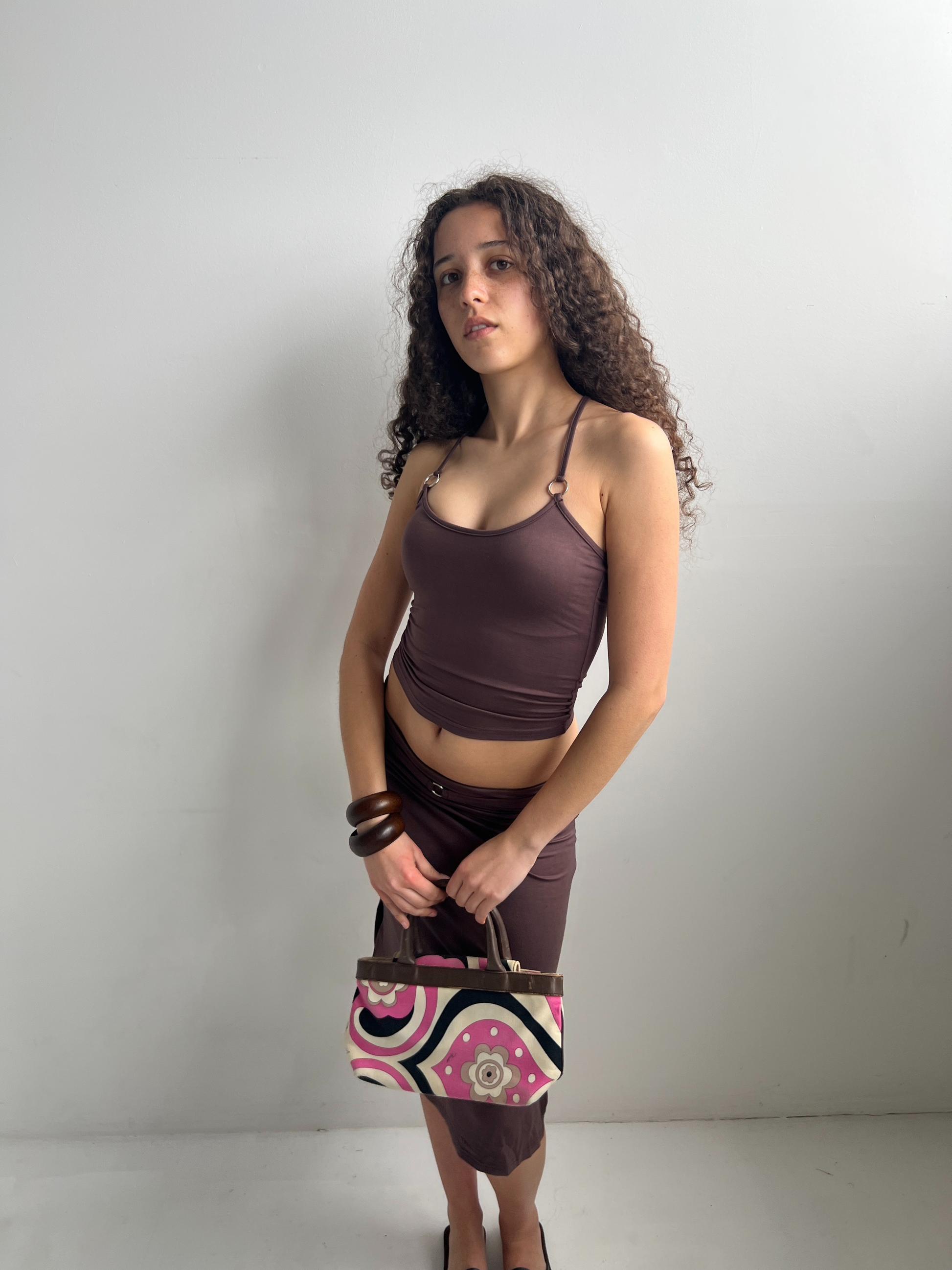 Aquila O'Ring Tank Top — Umber