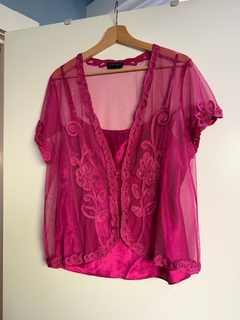 Pink embellished Top (16/18)