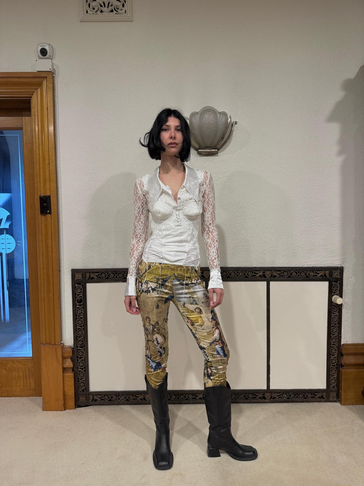D&G by Dolce & Gabbana Italian Cathedral Painting Pants