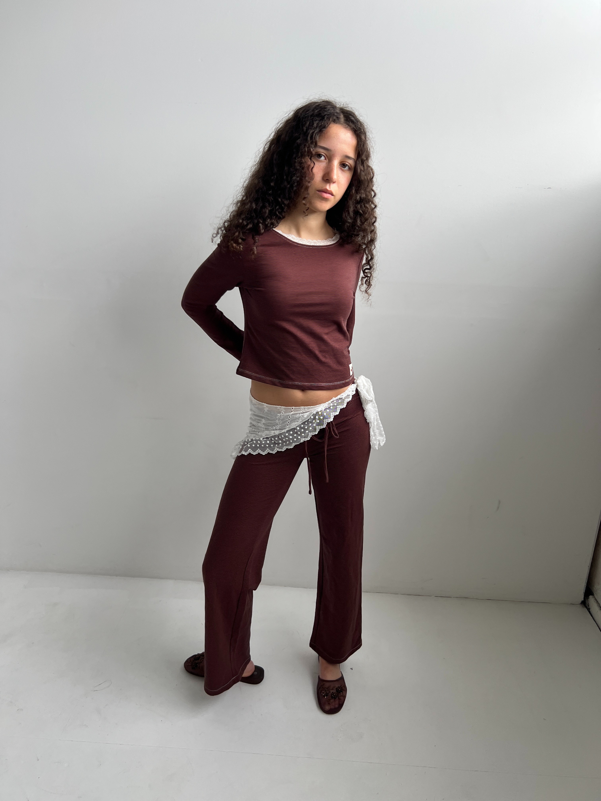 Dusty Lounge Pants — Stripe