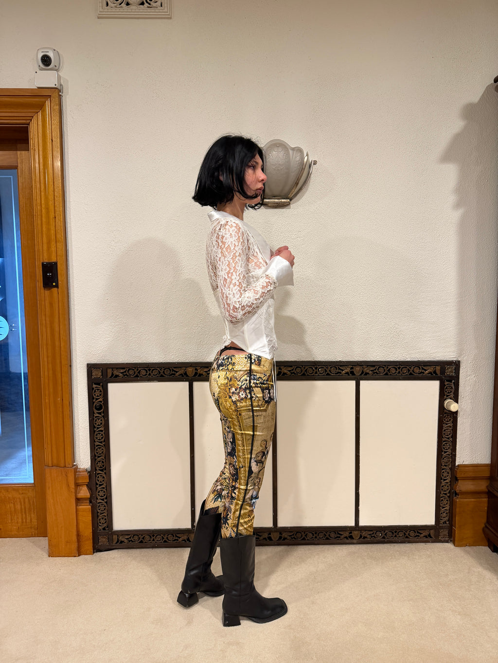 D&G by Dolce & Gabbana Italian Cathedral Painting Pants