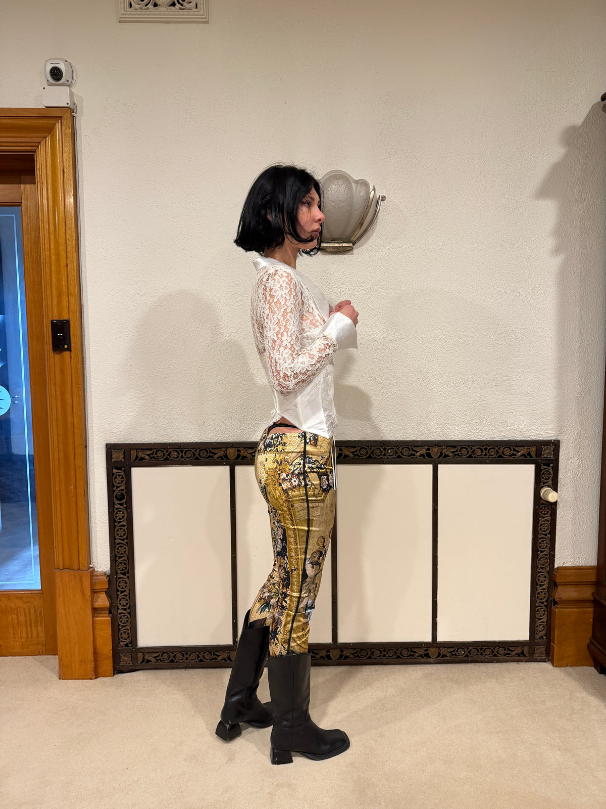 D&G by Dolce & Gabbana Italian Cathedral Painting Pants