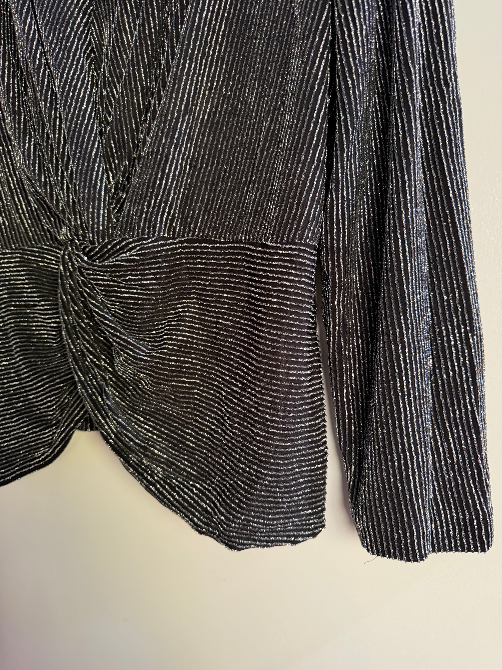 80s Metallic Blouse (16-18)