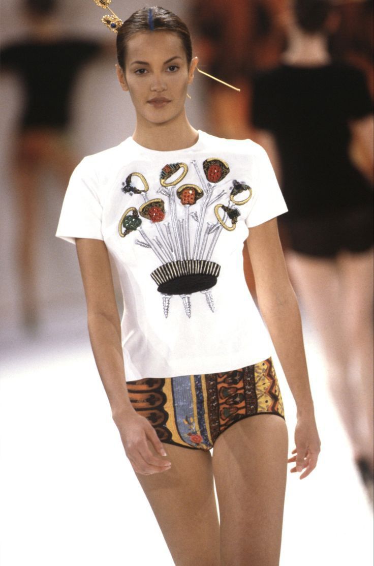 Todd Oldham 1994 Printed Top (XS)