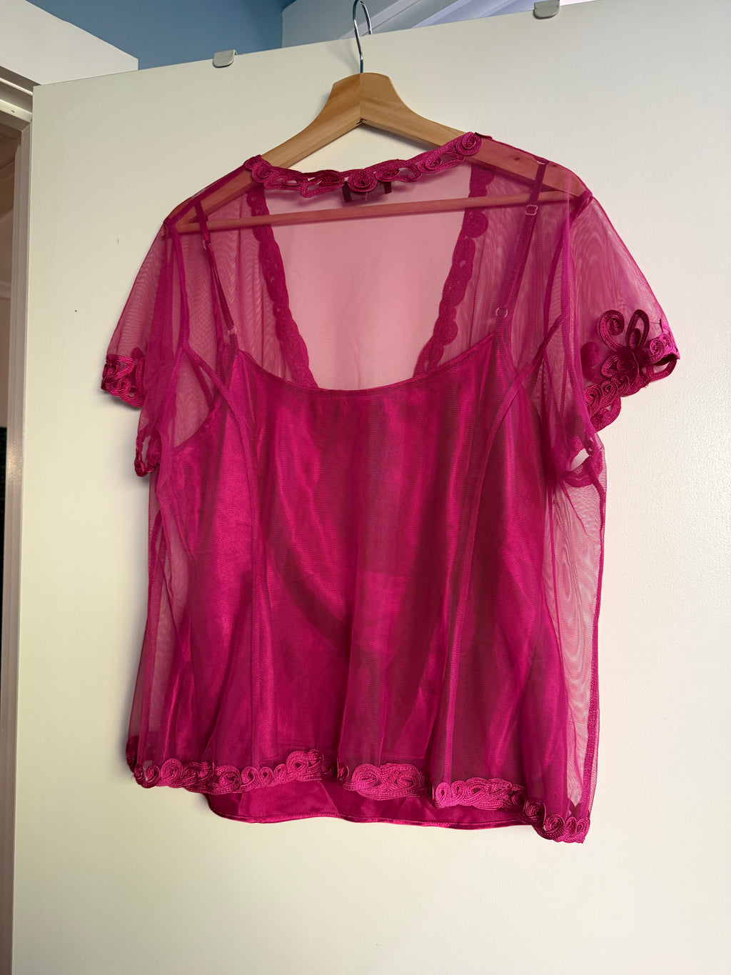 Pink embellished Top (16/18)