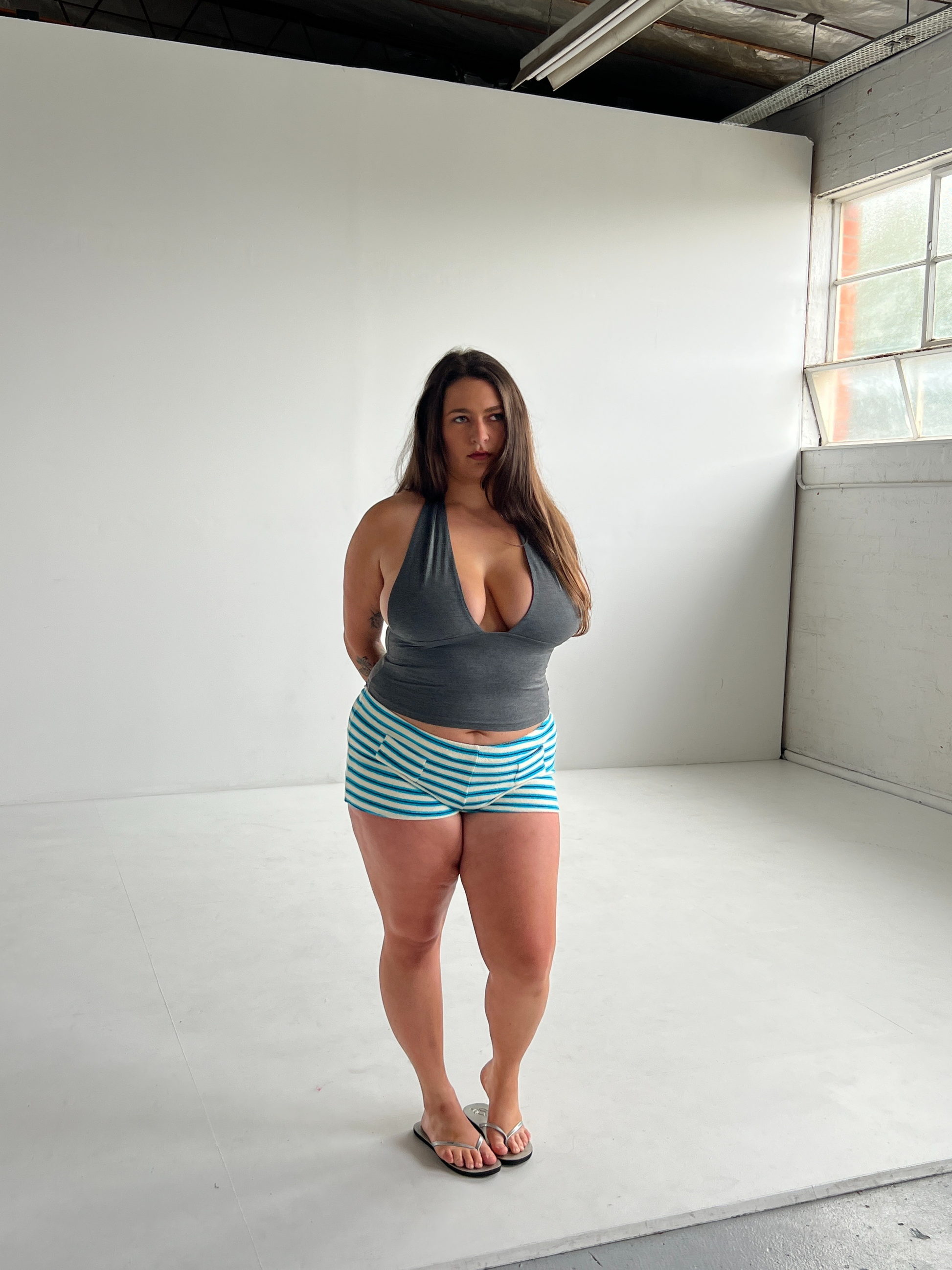 Stellar Halter Top — Grey