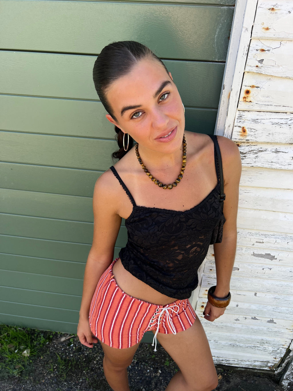 Tiny Shorts  — Terra (Lace up)