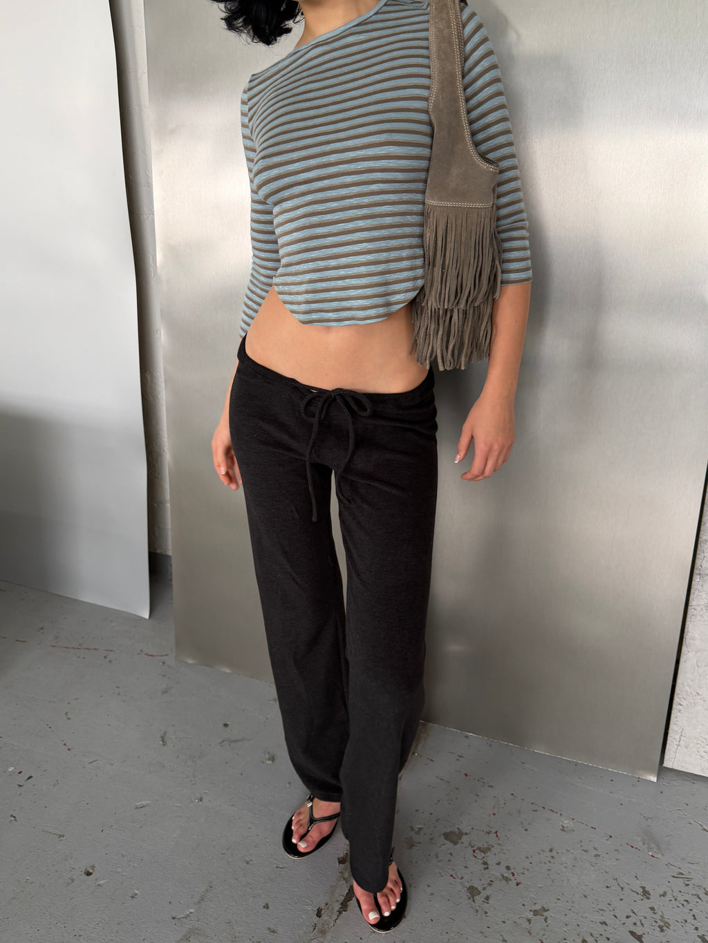 Dusty Lounge Pants — Charcoal