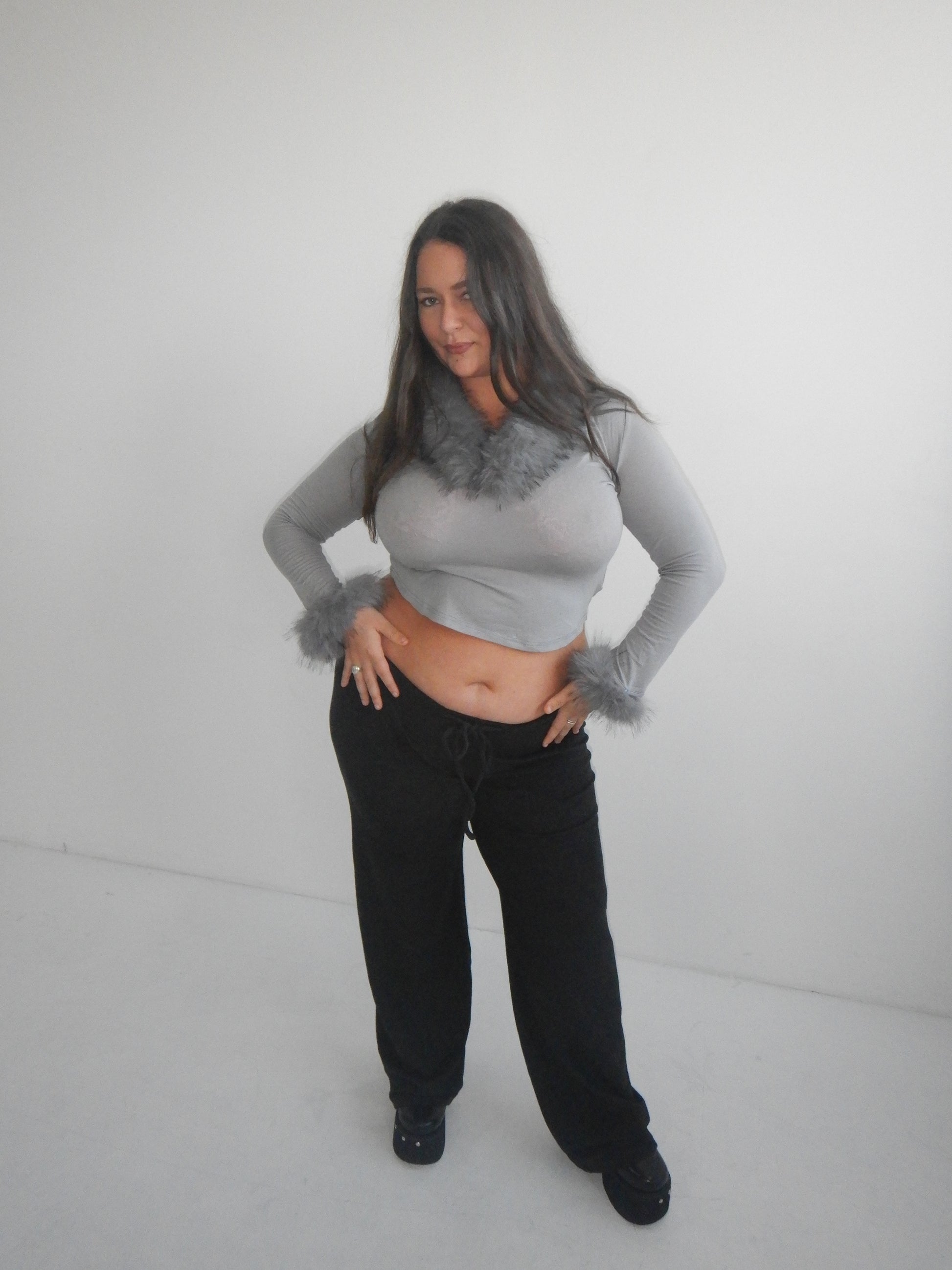 Dusty Lounge Pants — Charcoal