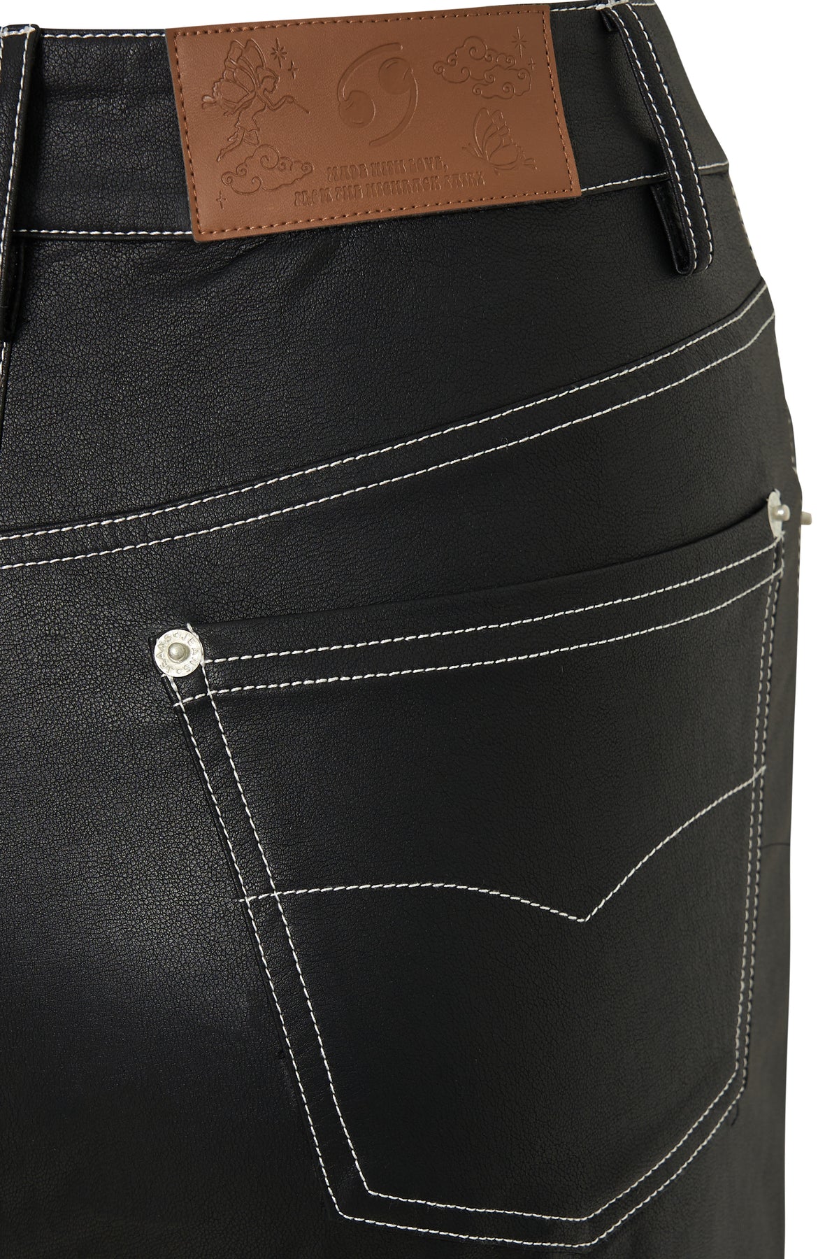 Jett Faux Leather Jeans — Limited Edition
