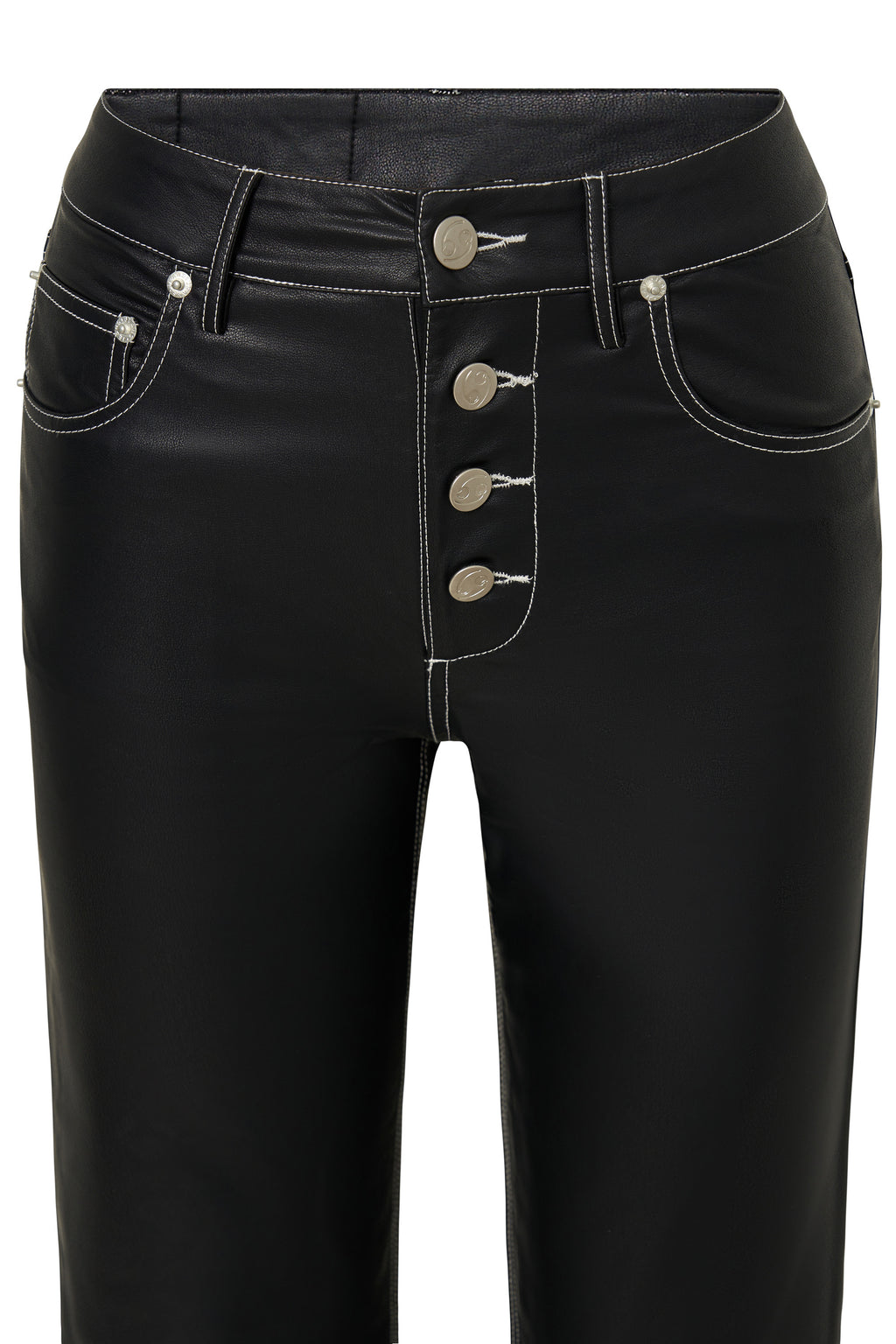 Jett Faux Leather Jeans — Limited Edition