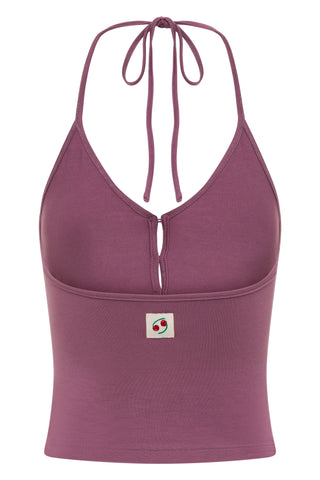 Bliss Halter Top — Mauve