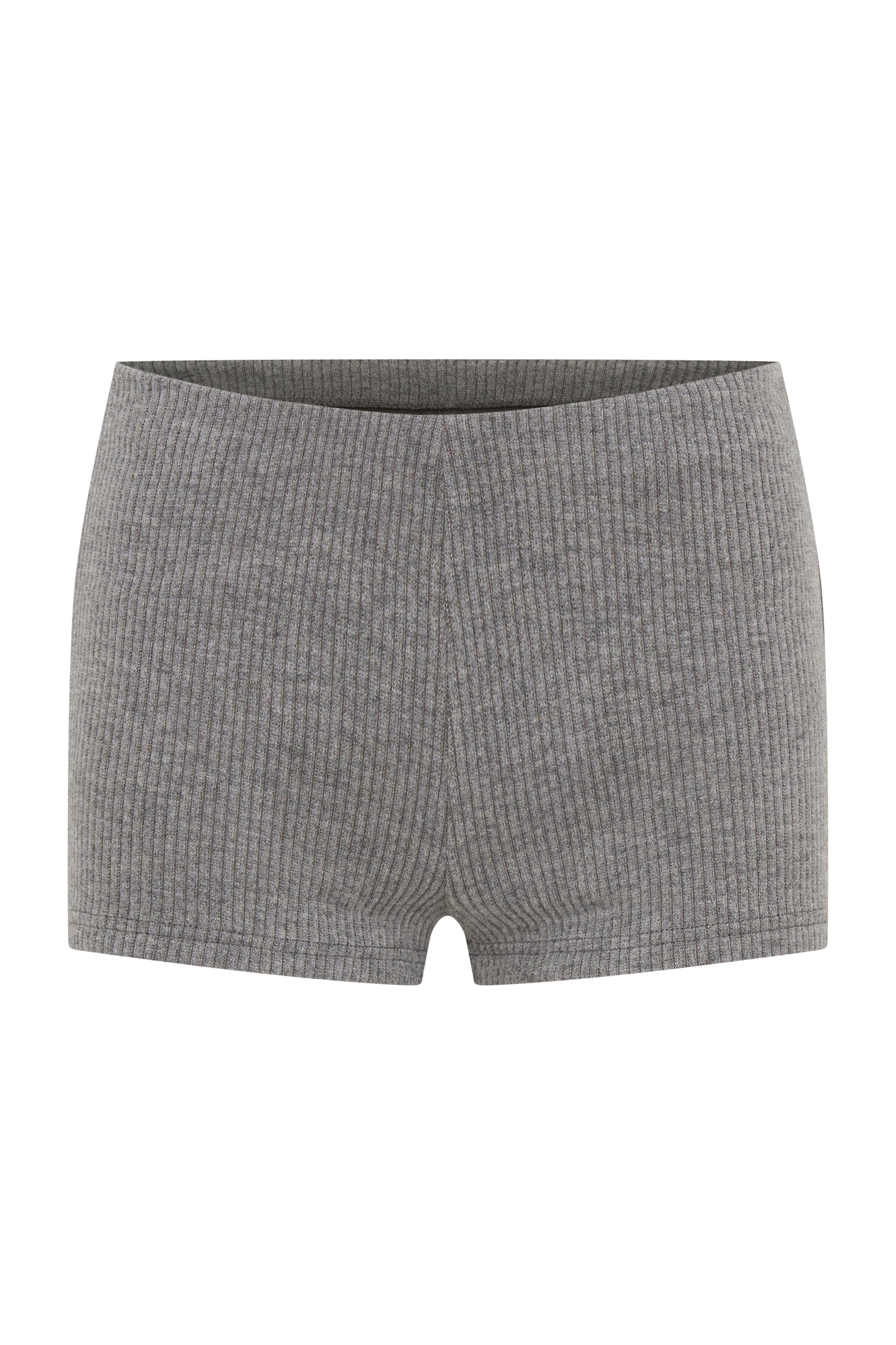 Tiny Shorts  — Grey Knit