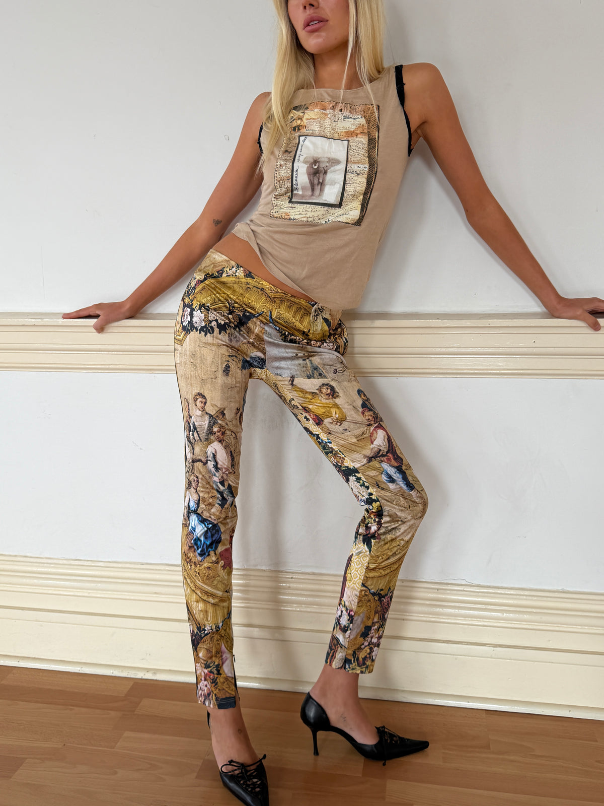 D&G by Dolce & Gabbana Italian Cathedral Painting Pants