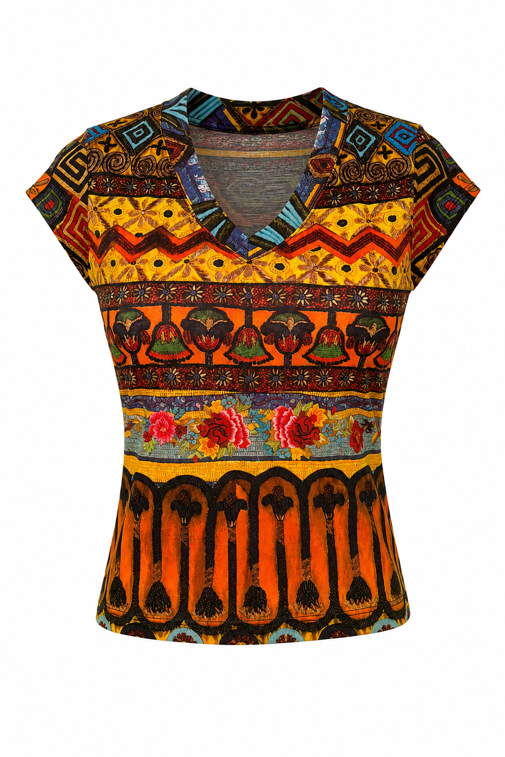 Todd Oldham 1994 Printed Top (XS)