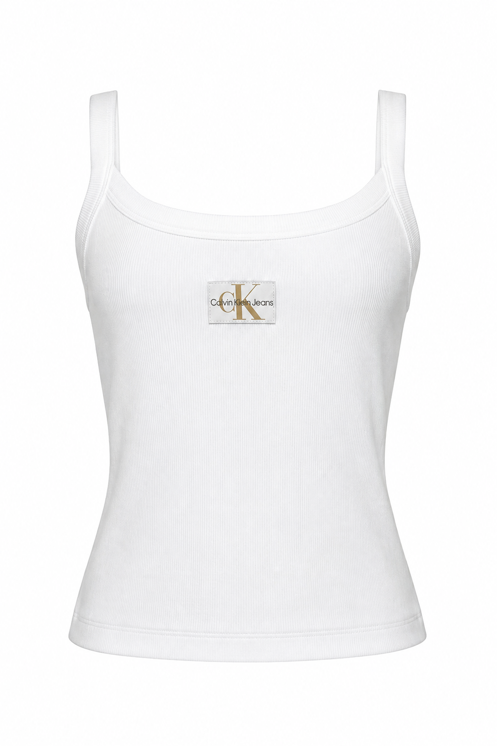 CK Logo Ribbed Tank (M)