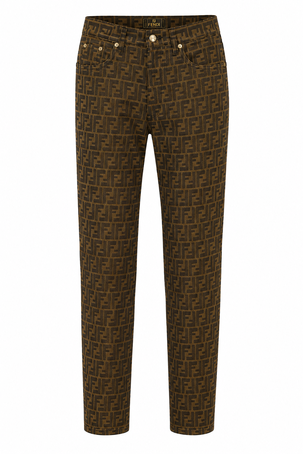 Zucca Monogram Straight Leg Pants (L)