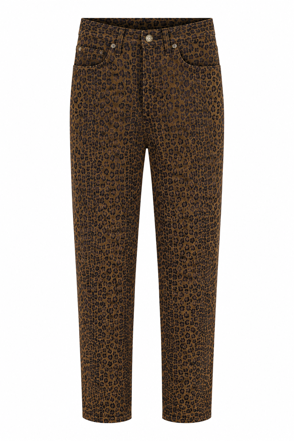Fendi Leopard Print Jeans (XS)