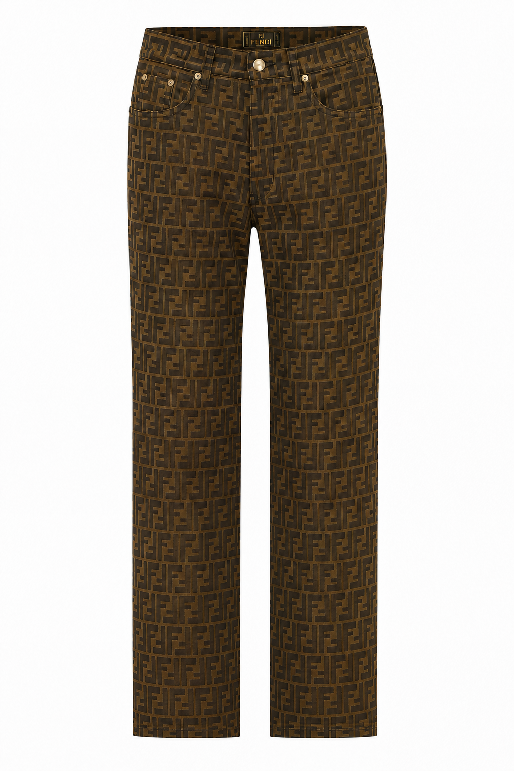Zucca Monogram Straight Leg Pants (L)