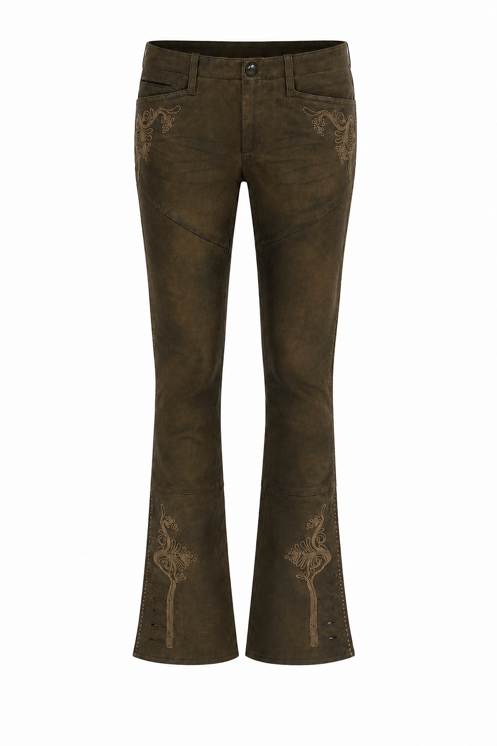 Ralph Lauren 2004 Western Leather Pants (S)