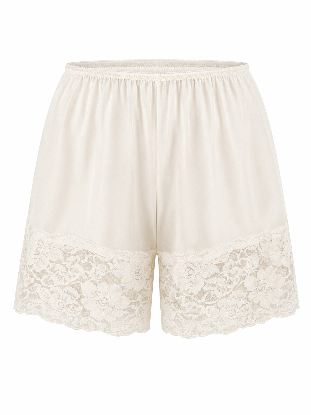 Vintage Japanese Wide Lace Flare Tap Pants in Peach (S/M)