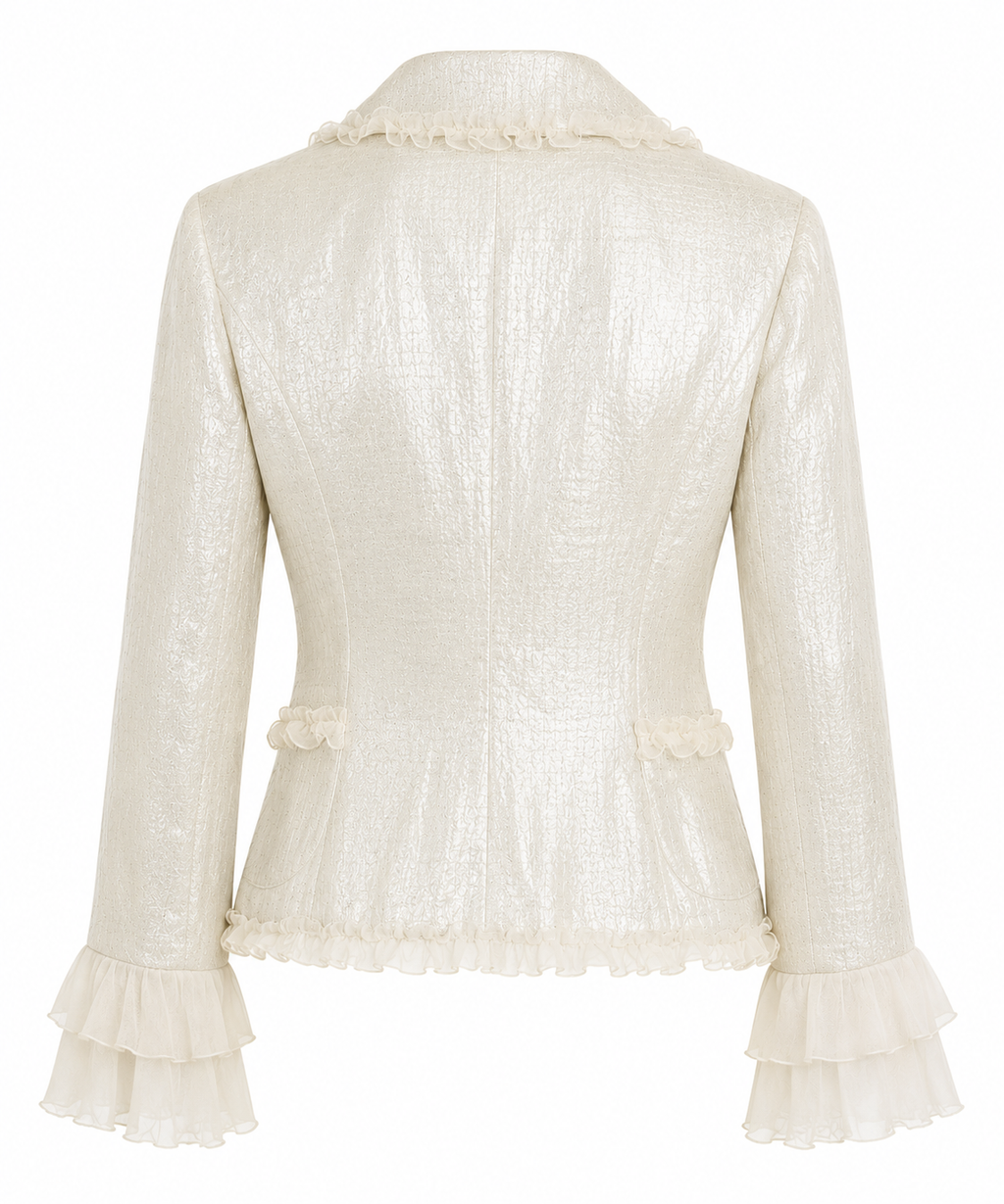 Blumarine Metallic Lace Jacket (XS/S)