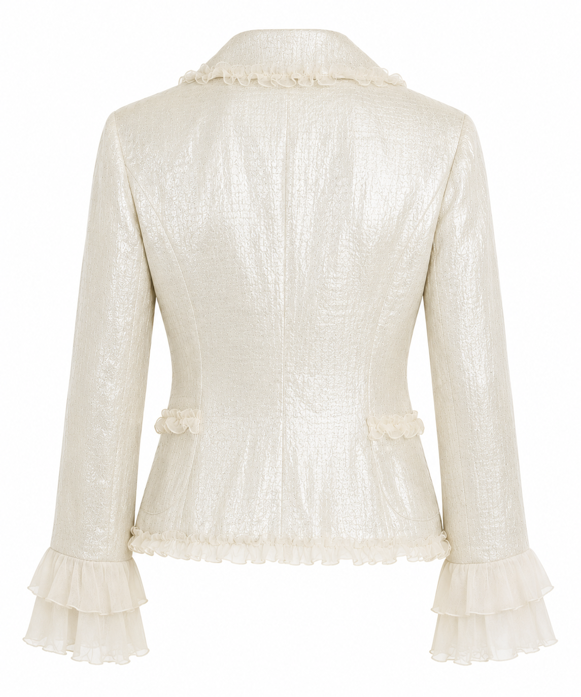 Blumarine Metallic Lace Jacket (XS/S)