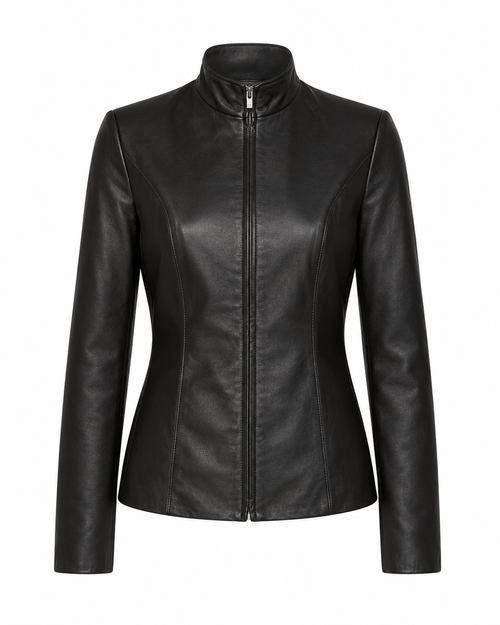 90s Calvin Klein Leather Jacket (XS/S)