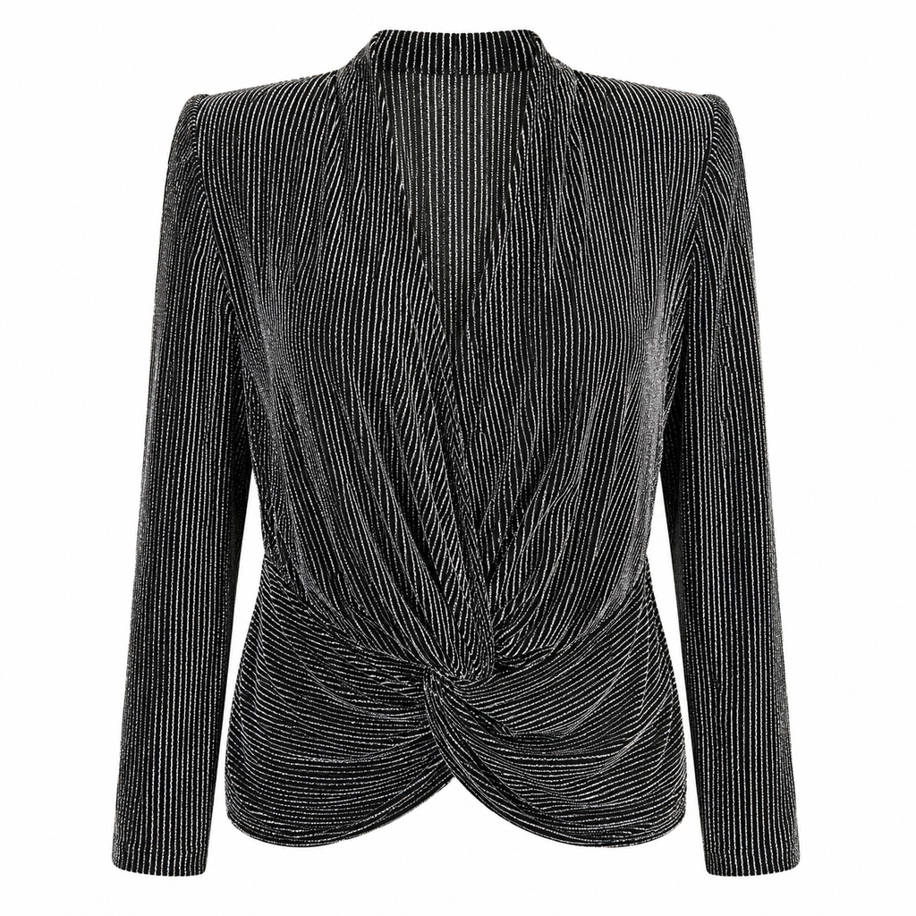80s Metallic Blouse (16-18)