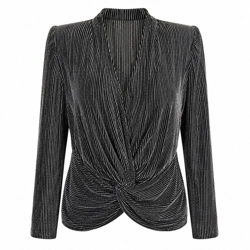 80s Metallic Blouse (16-18)