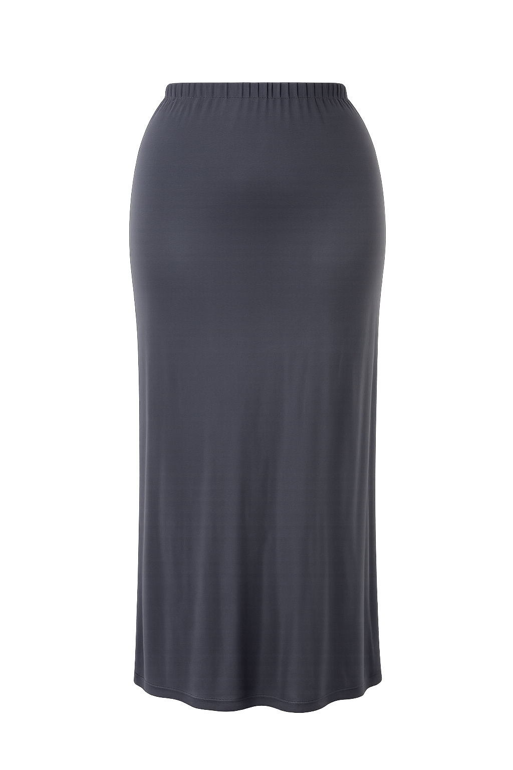 Vintage 1980s Black Dolina Stretch Maxi Skirt (18/20)