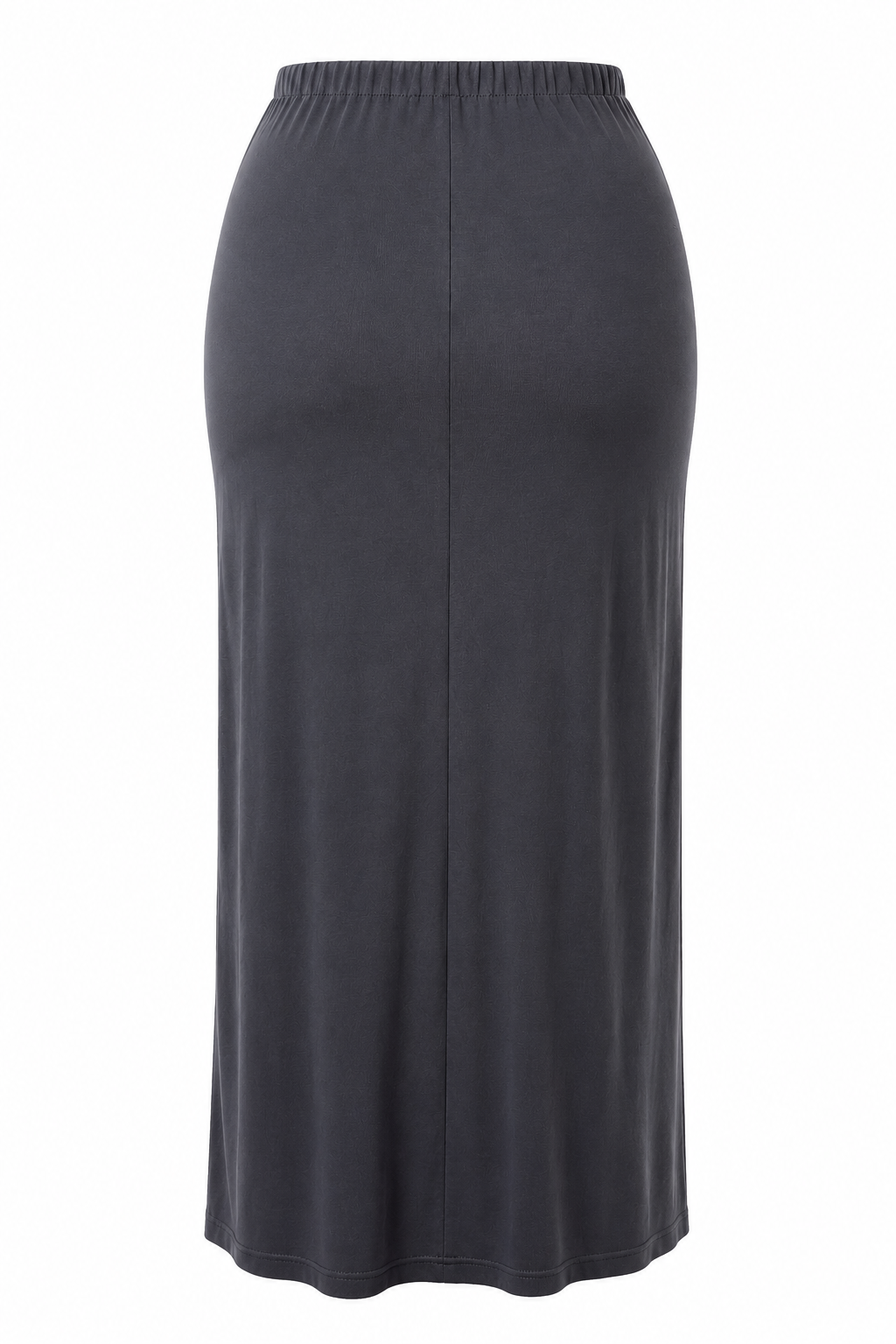 Vintage 1980s Black Dolina Stretch Maxi Skirt (18/20)