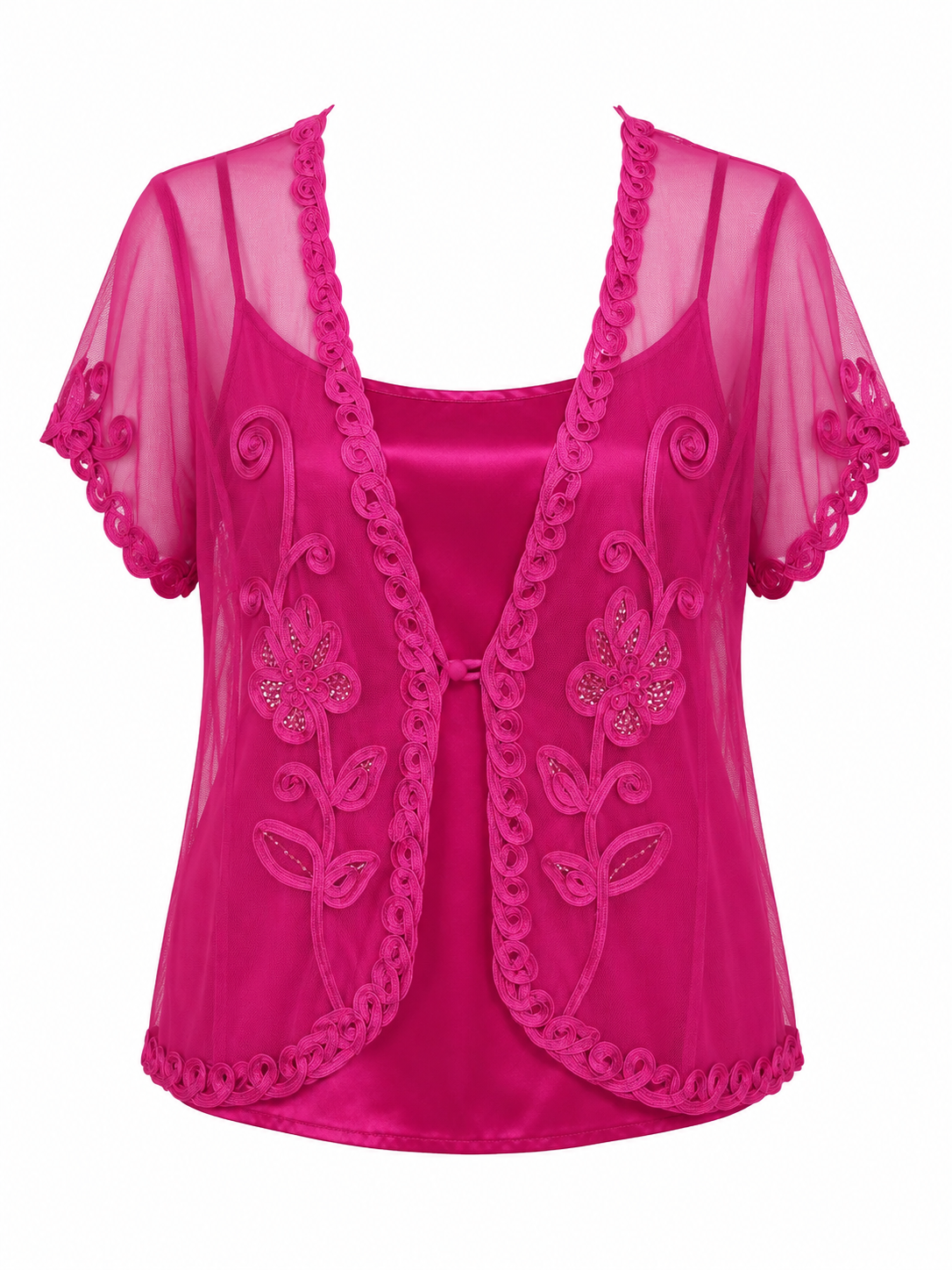 Pink embellished Top (16/18)