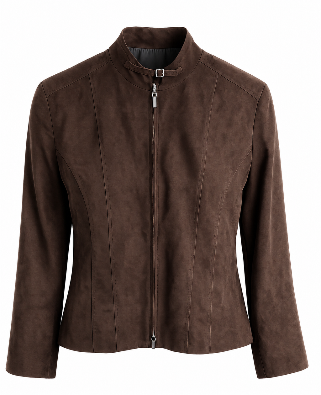 Faux Suede Buckle Jacket (18/20)
